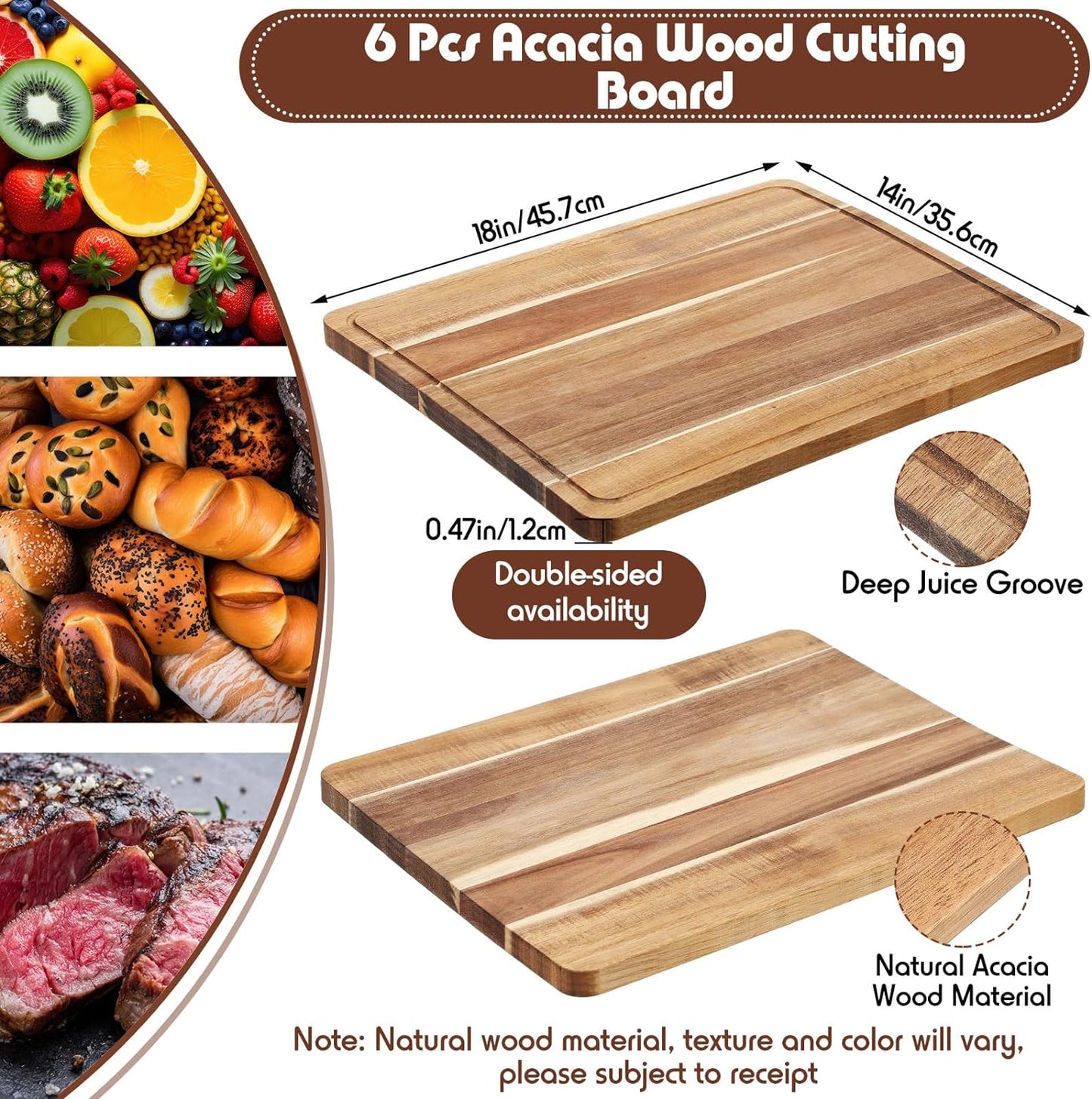 Customized Engraved Cutting Board (18in x 14in)